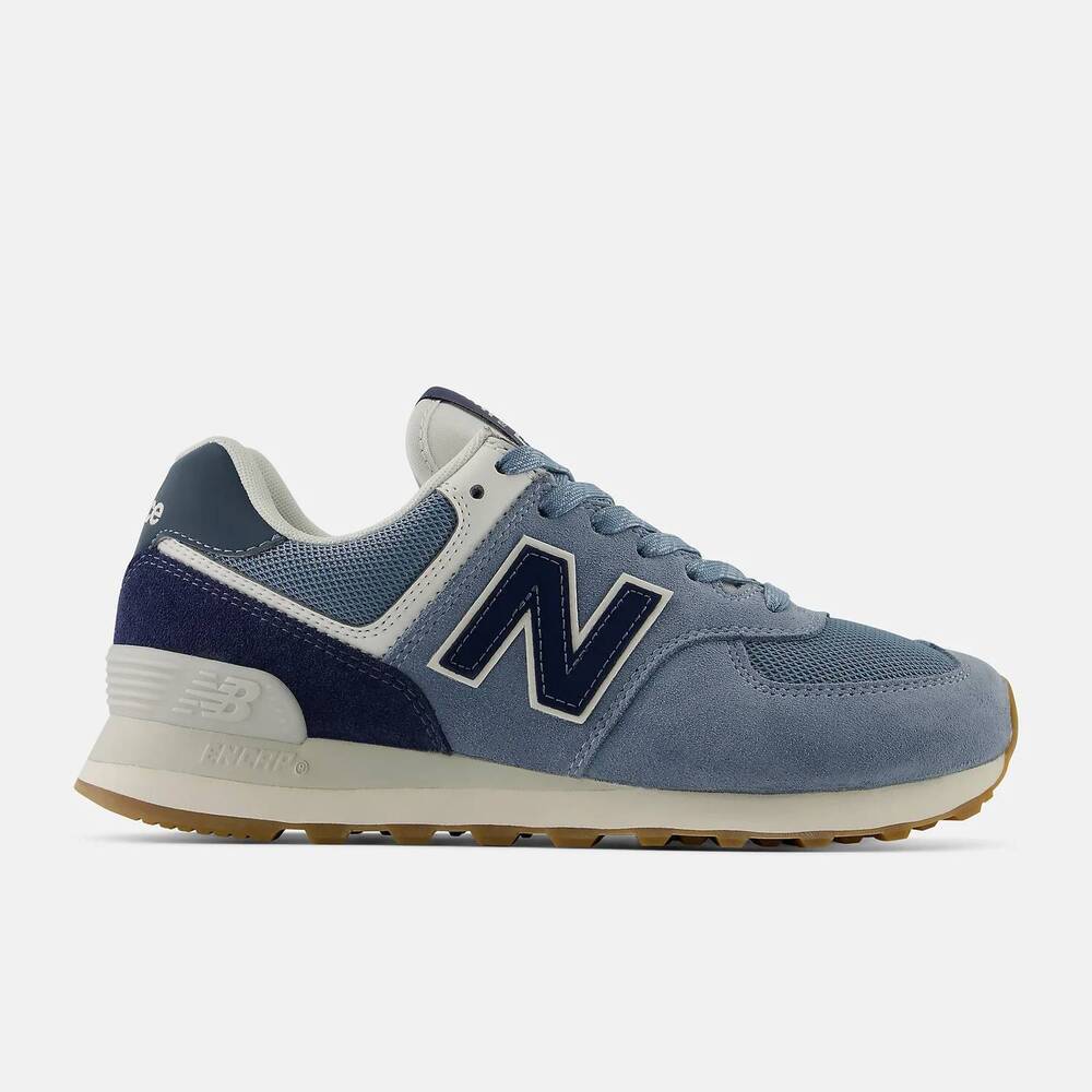 NEW NEW BALANCE women's 574 sneaker in navy arctic grey - Picture 1 of 7